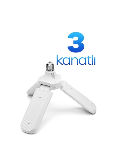 40w 3 Kanatlı Pervane Led Ampul 27 Led Tasarruflu E27 Ev Ampul 4000 Lümen Lamba Ld03 1 Ad