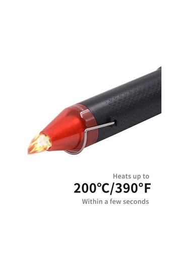 Createtech 300w Mini Isı Tabancası - 110v Jp Plug, 300 Adet Isı Only Sıcak Hava Fırça