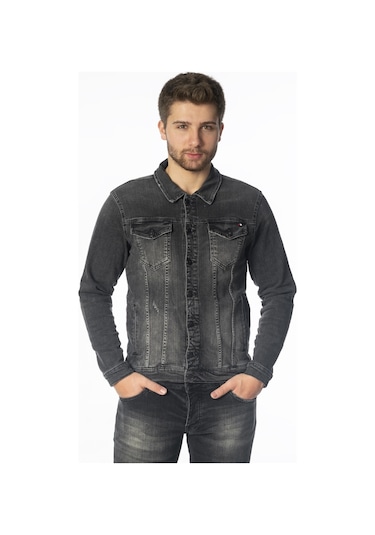 Cedy Denim Cedy Denım Erkek Slim Fit Kot Mont C307 001