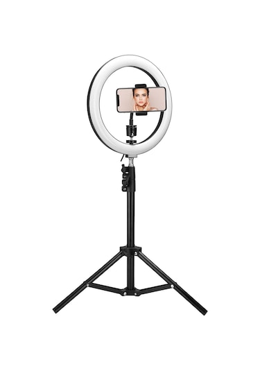 Gaman 3 Renk Işıklı Tripod Tiktok Selfie Lambası Makyaj Işığı 140 CM