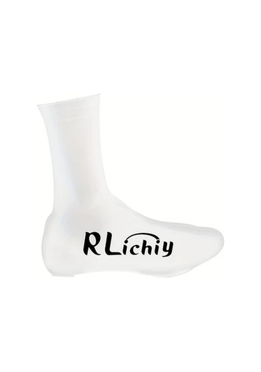 Willowhaven Siyah,l Silikon Bisiklet Ayakkabı Kılıfı Çifti Su Geçirmez Rüzgar Geçirmez Yeniden Kullanılabilir Tüm Hava Koşulları Altın