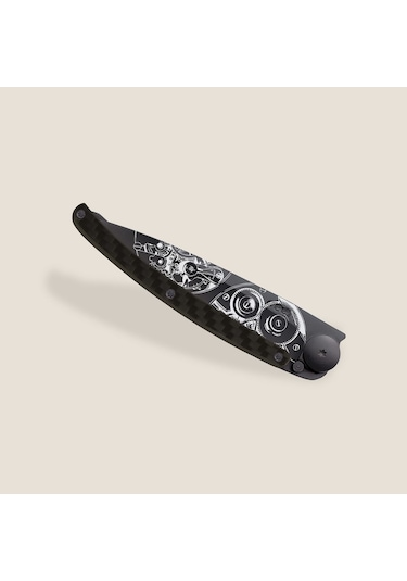 Deejo Kamp 37g, Carbon Fiber / Watch Movement Siyah