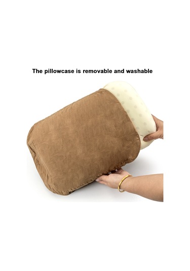 Springsun Yeşil Hafıza Köpük Yastık - Kamp, Seyahat Ve Öğle Dinlenme İçin Taşınabilir Boyun Desteği - Yavaş Geri Yayılımlı Ve Yıkama Kolay Kılıf Yeşil