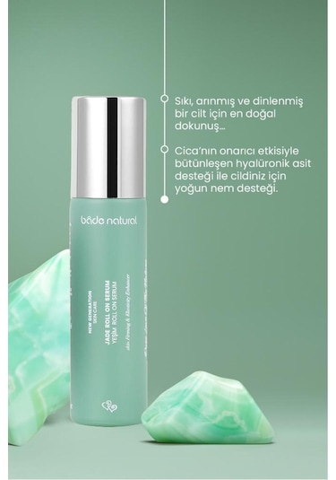 Bade Natural Yeşim Roll On Sıkılaştırıcı Yüz Masaj Serumu 10 ML