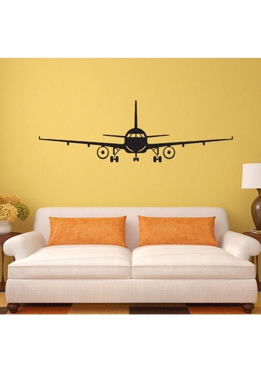 Uçak Duvar Çıkartmaları Parçaları, Kendin Yap Uçak Duvar Çıkartmaları Çok Renkli