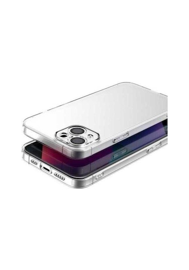 Apple iPhone Uyumlu 13 Şeffaf Sert Pc Csm Zore Vayt Kılıf renksiz