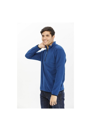 Exuma Yarım Fermuarlı Polar 2312001-411-m.nıght Blue Mavi