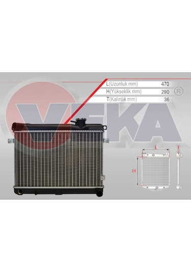 Dogan Sahin Kartal Radyatör 3 Sira Süper Tofas Uyumlu Radyatör 520222828