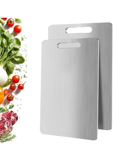 River World Paslanmaz Çelik 2 Boyutta Kesme Panosu Çok Renkli