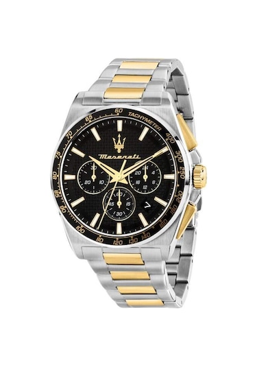 Maseratı R8873652003 Erkek Kol Saati Altın - Gri