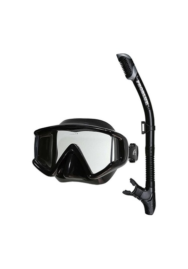 Problue Set Ms Vısıon Plus3 Maske, Dry Snorkel, Siyah