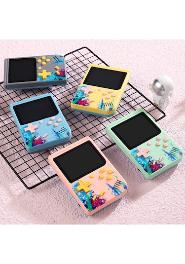 Vkemall G50 3.0 İnç Tam Renkli Ekran El Oyun Konsolu 500 Retro Oyun Taşınabilir Oyun Kon