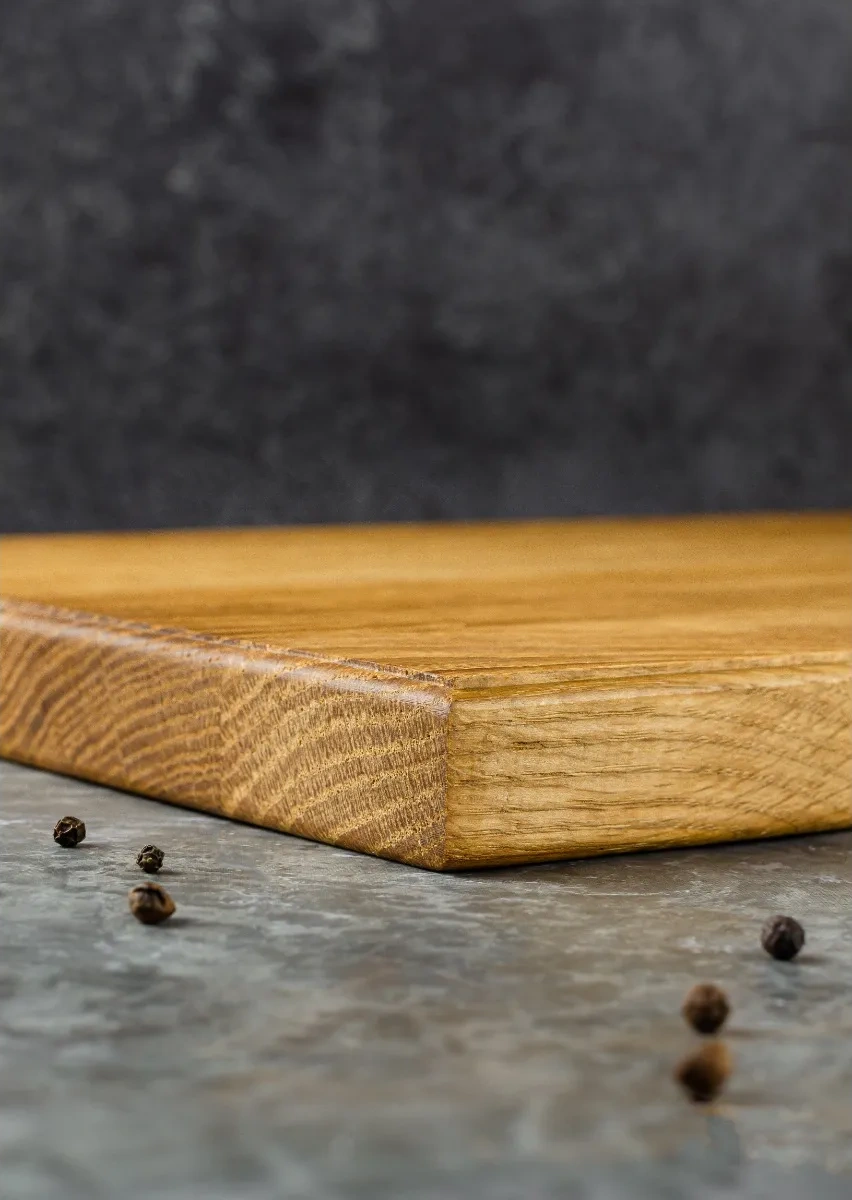 Woodlıne32 Büyük Meşe Ahşap Kesme Tahtası, 37x23 Cm, 1 Adet. 449001850 Meşe