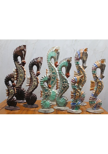 Larimar Ahşap 3'lü Denizatı Kumlu