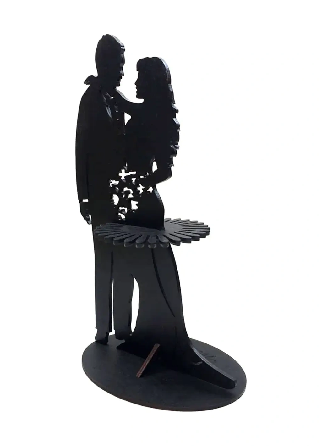 Woodm Masa İçin Ahşap Peçetelik "par" Siyah 73164506 Siyah