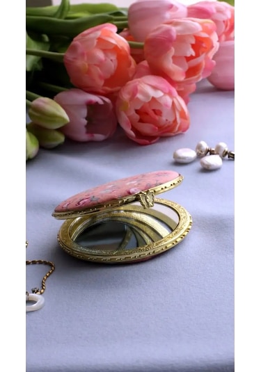 Moltobello Yuvarlak, Katlanabilir, Makyaj İçin Cep Aynası 151725030 Leylak