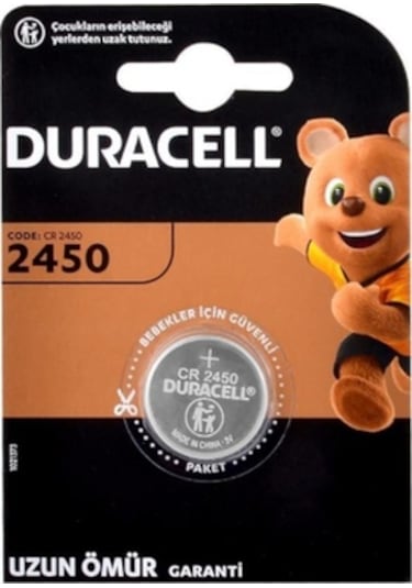 Duracell Cr2450 Lityum Pil 3v Tekli