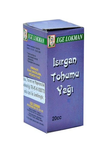 Ege Lokman Isırgan Tohumu Yağı 20 ML