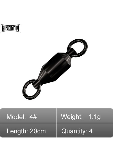 Krallık Rulman Döner Balıkçılık Konnektörü Yüksek Mukavemetli Haddeleme Paslanmaz Çelik Olta Takımı Topu Balıkçılık Aksesuarları