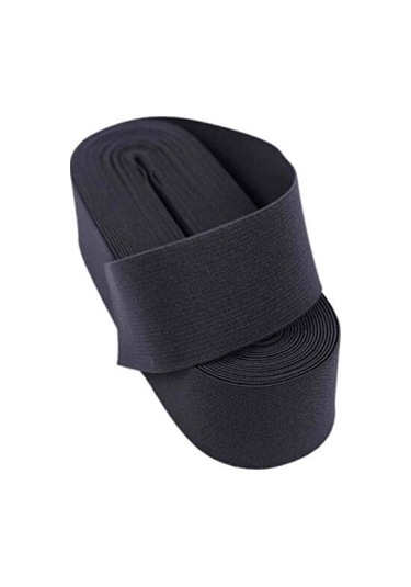 Siyah - 3cm Paça Lastik Geniş 10mt. 5365