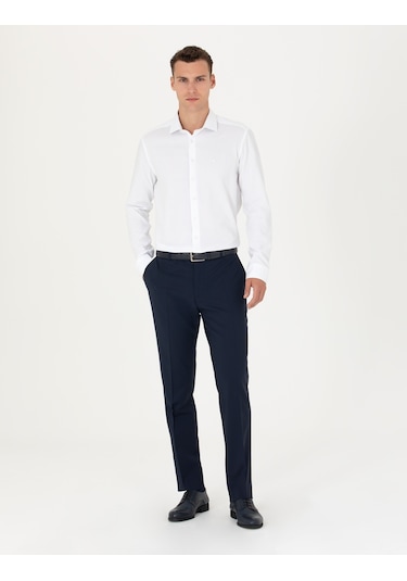 Pierre Cardin Erkek Beyaz Desenli Gömlek 50275684-vr013 Beyaz