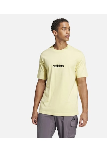 Adidas Sportswear Essentials Linear Single Jersey Short-sleeve Erkek Tişört Je9003