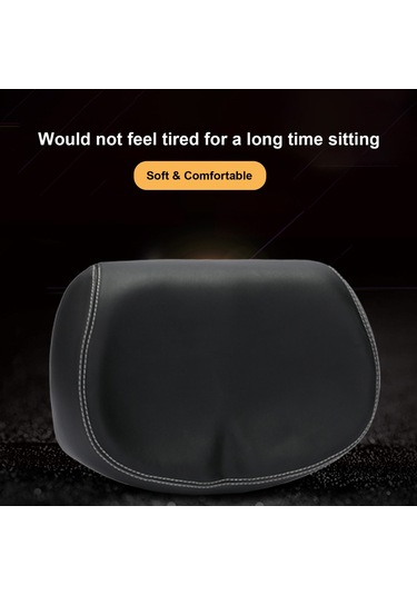 Yunboo Siyah Burunsuz Bisiklet Koltuğu - Konforlu Bisiklet Jantı - Rahat Sürüş Dikişli Yastık Siyah