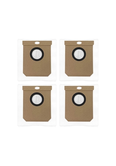 Synodicmonth Cecotec Conga 7690 Immortal Max Elektrikli Süpürge Yedek Parçaları İçin 4 Adet Toz Torbası Vakumlu Toz Torbası