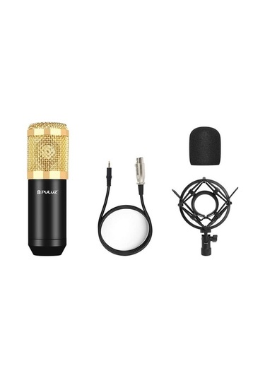 Wondernest Puluz Kondenser Mikrofon Stüdyo Yayını Profesyonel Şan Mikrofonu, Küçük Boyutlu