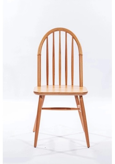 Ahşap Natural El Yapımı Bella Sandalye 2 Adet