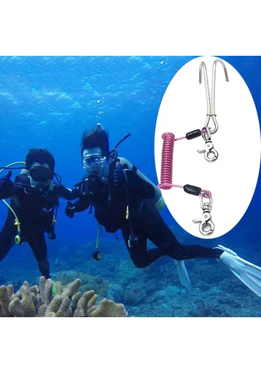 Dolıty Resif Drift Kancası Tüplü Dalış Mağara Pembe