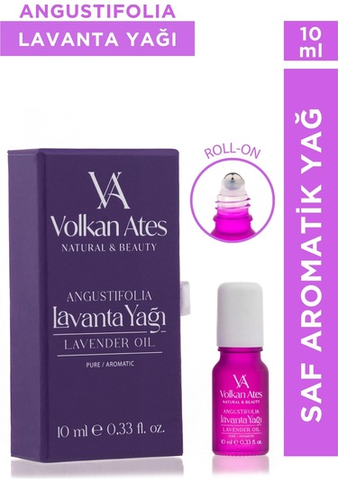 Volkan Ates Natural & Beauty Lavandula Angustifolia Saf Lavanta Yağı Roll-on 10 Ml