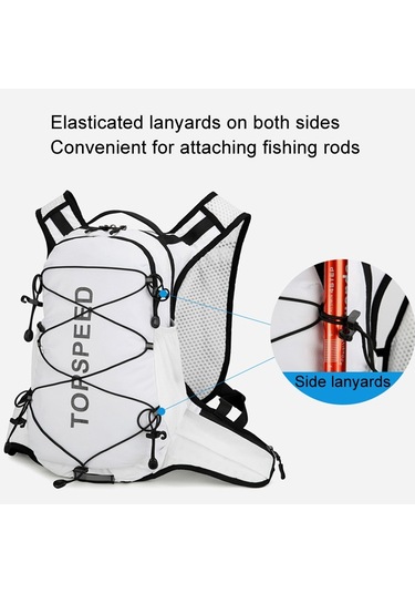 Sones Vanaheimr Büyük Kapasiteli Su Geçirmez Dağcılık Sırt Çantası Çok İşlevli Spor Su Çantası, Boyut: Tek Beden Beyaz