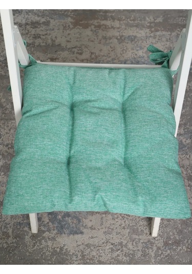 Pufiprofi Kare Sandalyeye Yastık 40x40, 2 Parçalı Takım. 360995139 Naneli