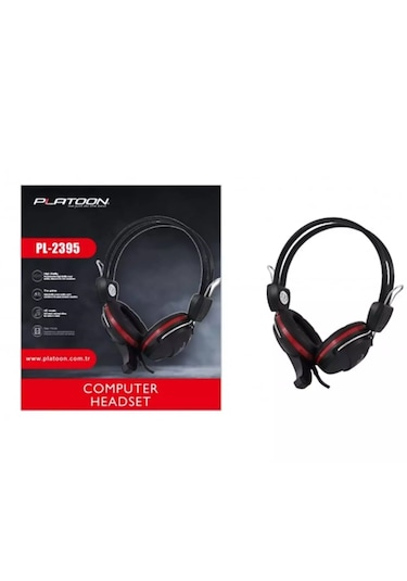 Platoon Pl-2395 Pc Mikrofonlu Kulaklık