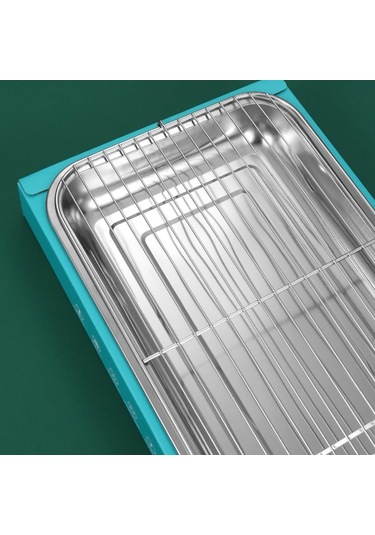 Dış Mekan Tek Kullanımlık Barbekü Sobası Kraft Kağıt + Paslanmaz Çelik Barbekü Izgarası Yıkama Gerektirmeyen Bpa Içermez Fda Sertifikası Yok - Mavi Çok Renkli