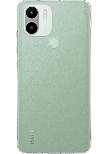 Xiaomi Redmi A1 Plus Kamera Korumalı Şeffaf Süper Silikon Kapak