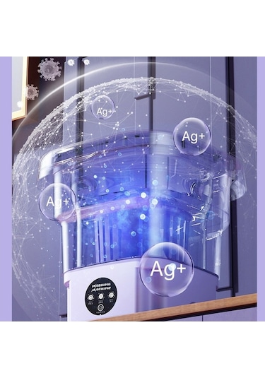 Tcherchı 8l Taşınabilir Katlanabilir Mini Çamaşır Makinesi 001