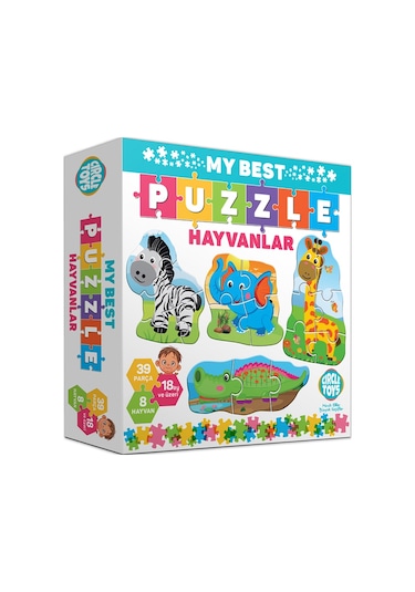 Circle Toys My Best Puzzle Hayvanlar
