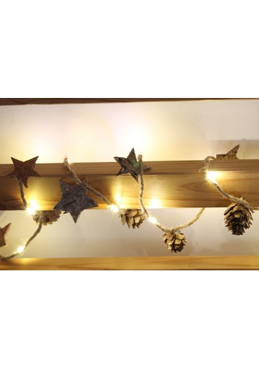 Petrix Jüp Ip 20 Led Kozalak Ve Yıldız Işık Zinciri Led (522382436)