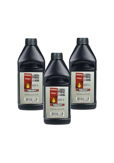 Ferodo DOT4 Fren Hidrolik Yağı 500 ML x 3