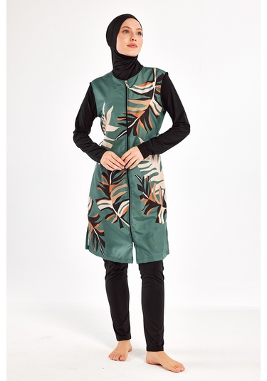 Tam Kapalı Tesettür Mayo 1305 Siyah05 Siyah05