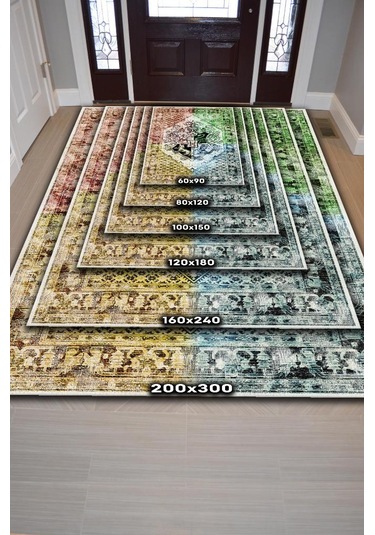 Homshtag Hogwarts Binaları Harry Potter Desenli Halı Çok Renkli Halı Çok Renkli