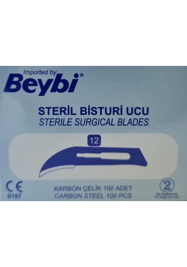 Beybi Bistüri Ucu Steril No 12 100 Adet