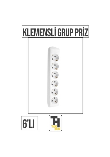 6'lı Klemensli Grup Priz
