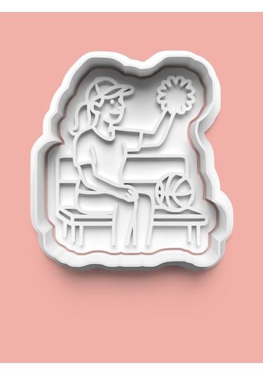 Sportif Anneler Kurabiye Kalıbı Ve Şeker Hamuru Kalıbı 4'lü Set Diğer