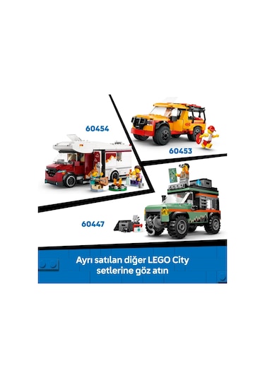 LEGO® City Kırmızı Spor Araba 60448 - 5 Yaş ve Üzeri Çocuklar için Yaratıcı Oyuncak Yapım Seti (109 Parça)