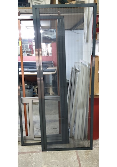 Sürgülü Katlanır Balkon Kapı Sinekliği,Akordeon Pileli Sineklik