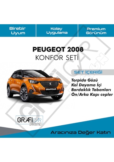 Peugeot 2008 Konfor Seti - Araç Içi Ses Giderici Kumaş Kaplama (459680702)