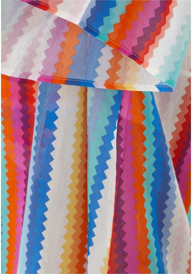 Missoni Yazlık Kaftan - Kırmızı Çok Renkli